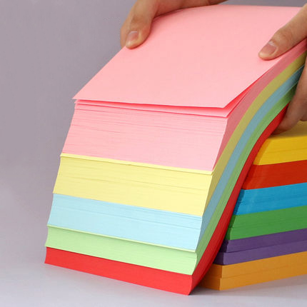 Hot sale 80g A4 office color paper school color paper hand made color paper