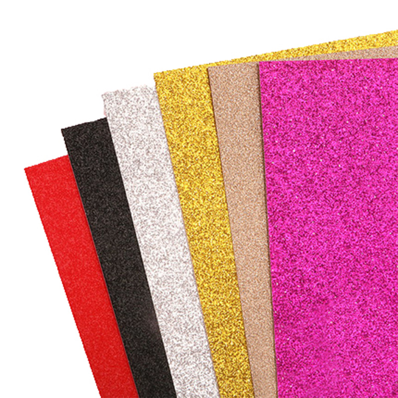 Wholesale Glitter Cardstock 50 Sheets Colorful Premium Cardstock Suitable For Packing And Making DIY