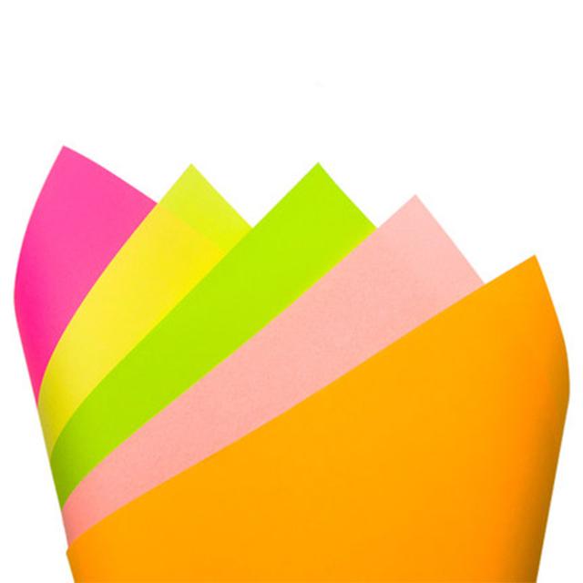 High-Quality Multi-color Fluorescent Paper For Packing And Diy