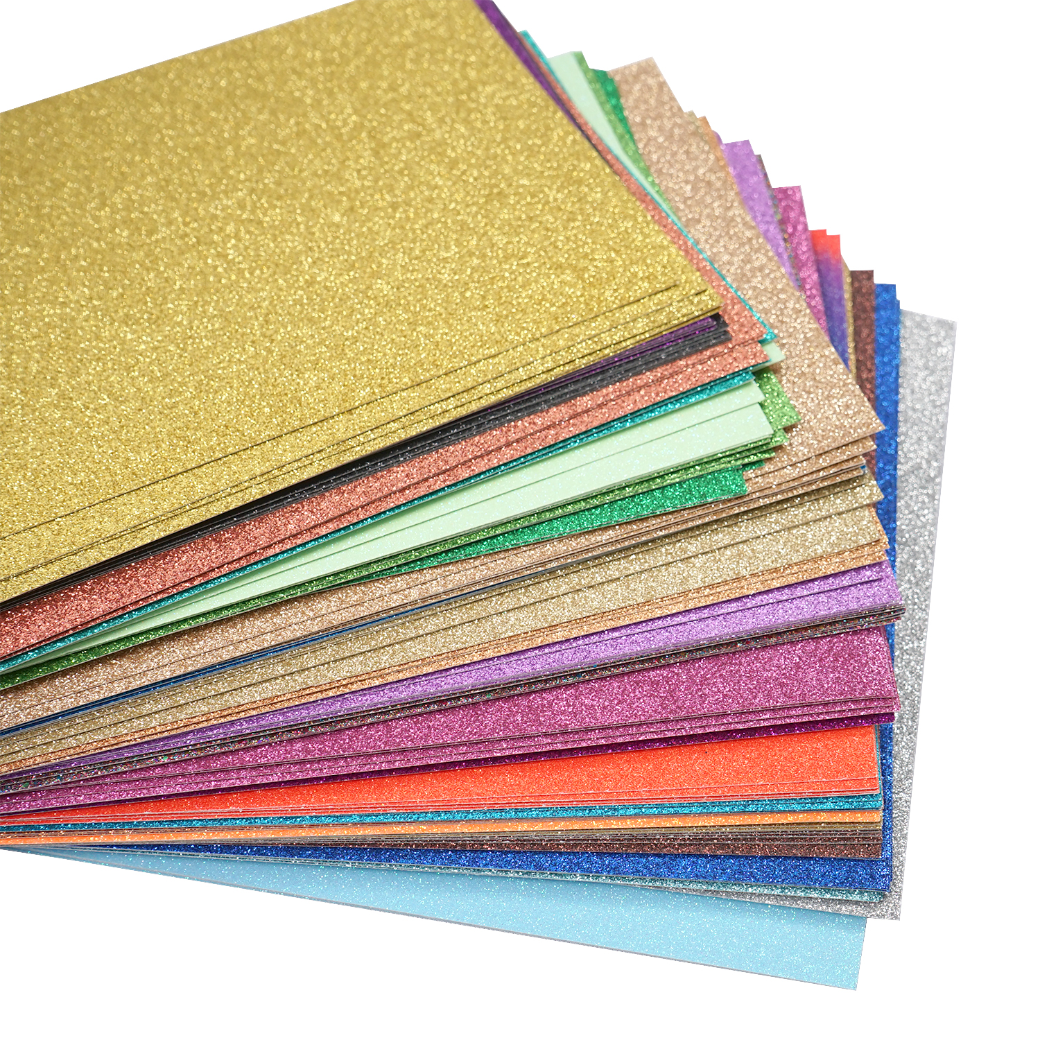  Customized Glitter Cardstock Colorful Premium Cardstock suitable for Packing and Making DIY