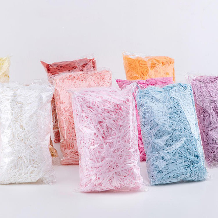  Customized Colorful Shredded paper Premium Filler suitable for gift filling 